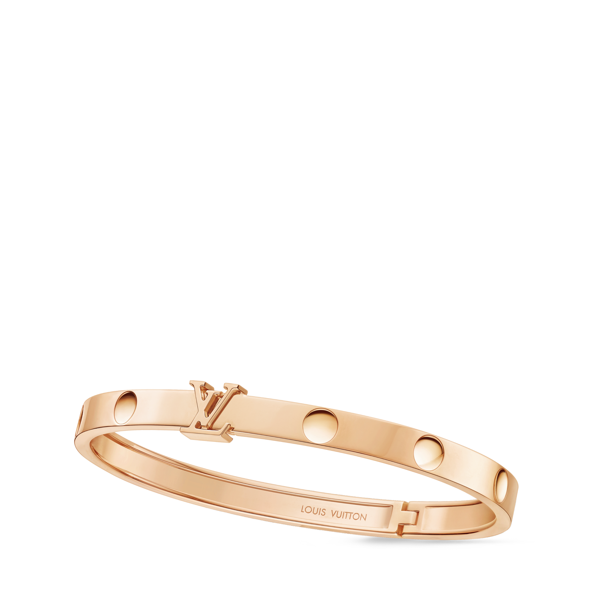Empreinte Medium Bangle, Pink Gold - Jewelry | LOUIS VUITTON